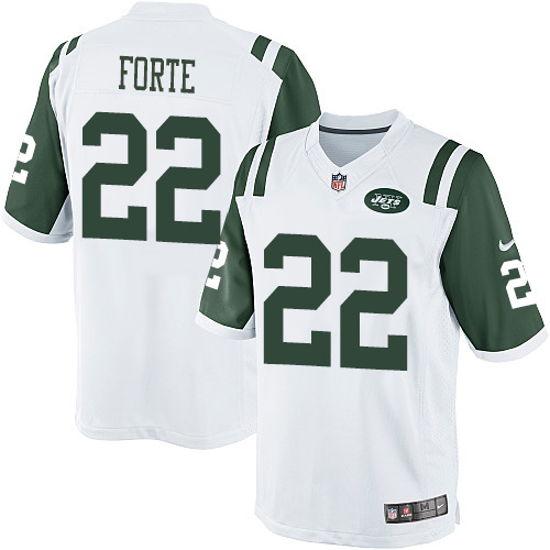 Youth Limited Matt Forte Nike Jersey White Road - #22 NFL New York Jets